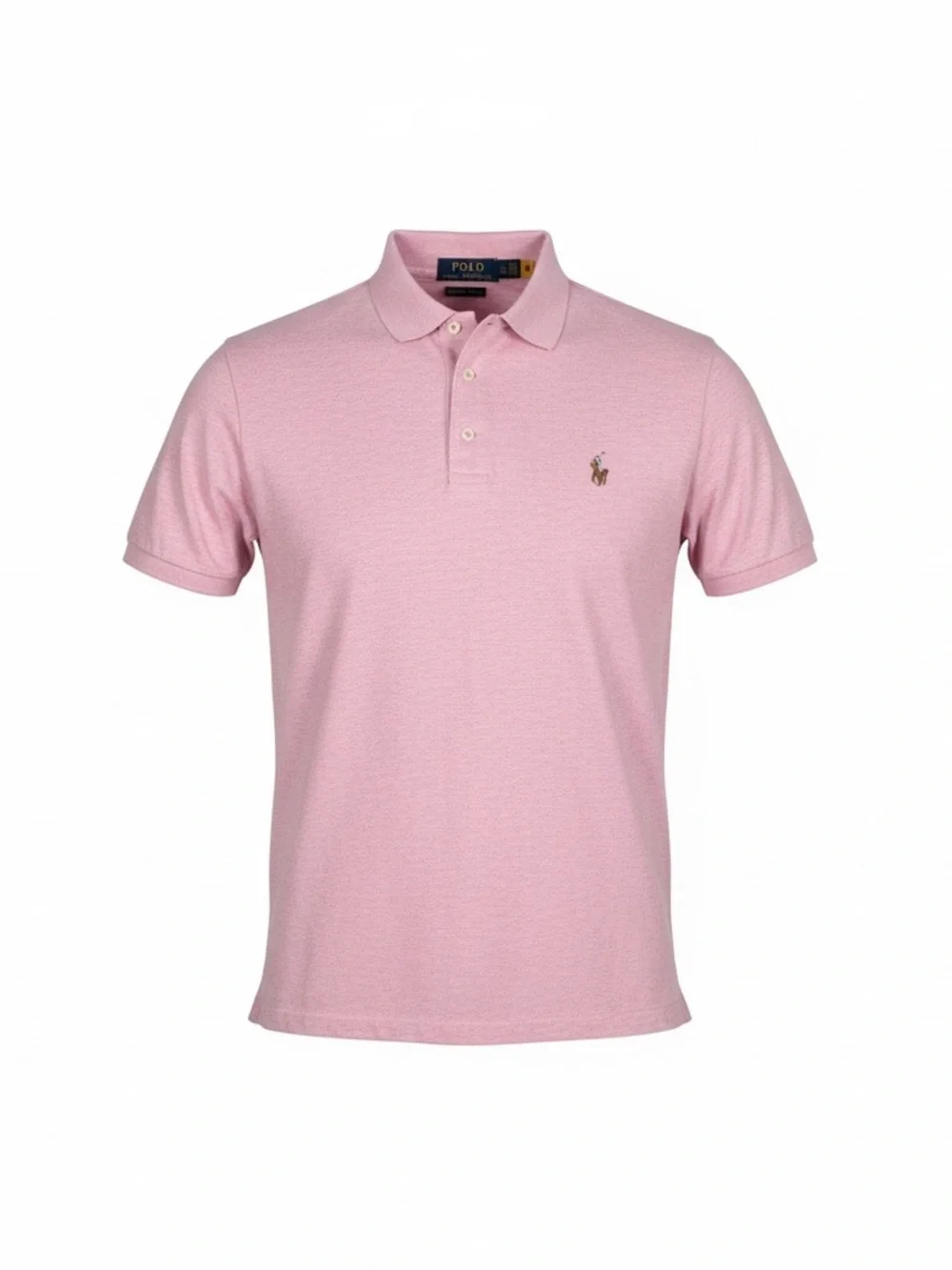 Polo Ralph Lauren Men's Custom Slim Fit Pink Polo Shirt XL